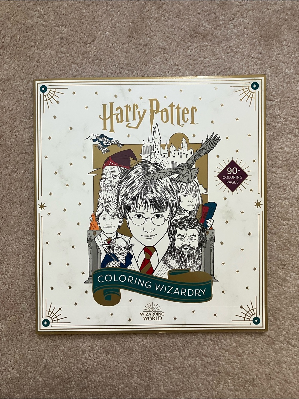 Harry Potter Coloring Wizardry Adult Coloring Book Wizarding World